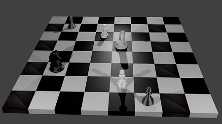 blender chessboard